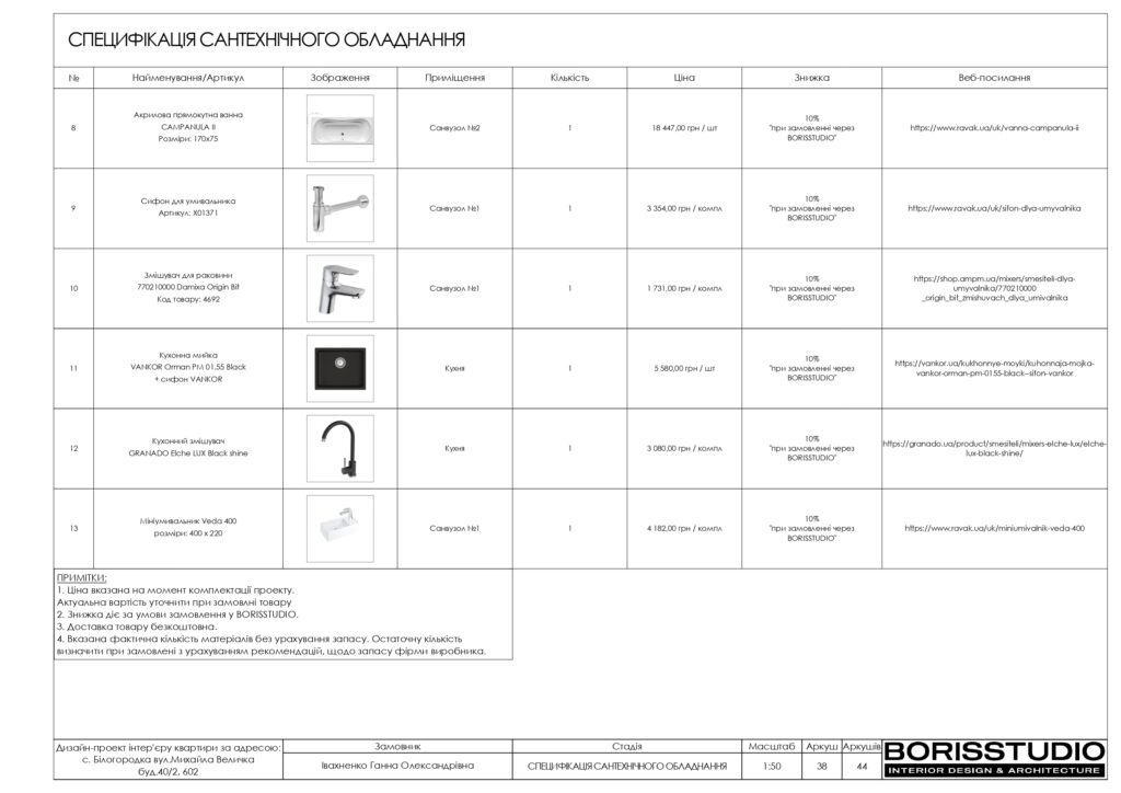 Планування інтер'єру квартири, фото №23