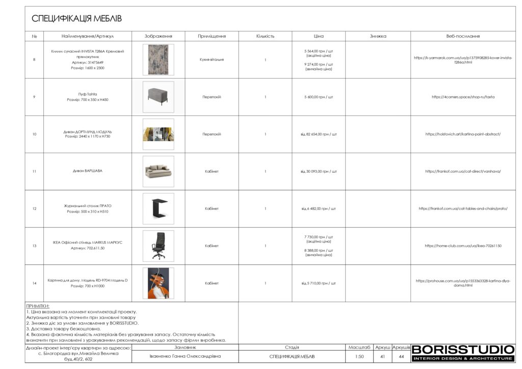 Планування інтер'єру квартири, фото №26