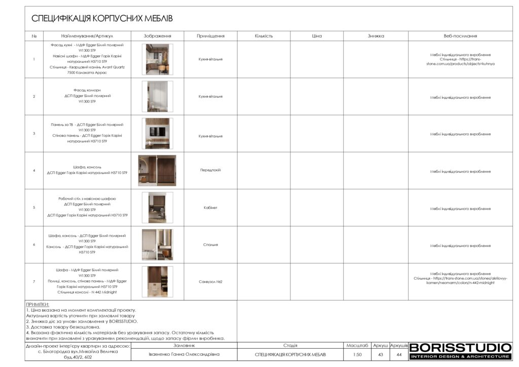 Планування інтер'єру квартири, фото №28