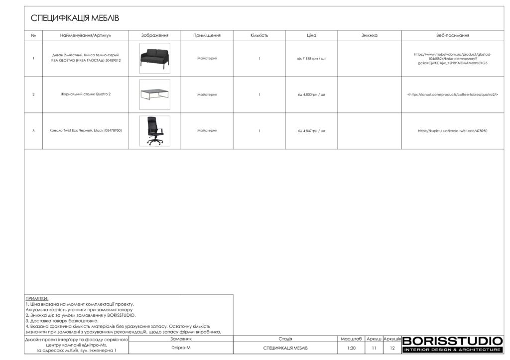 Планування сервісного центру №6