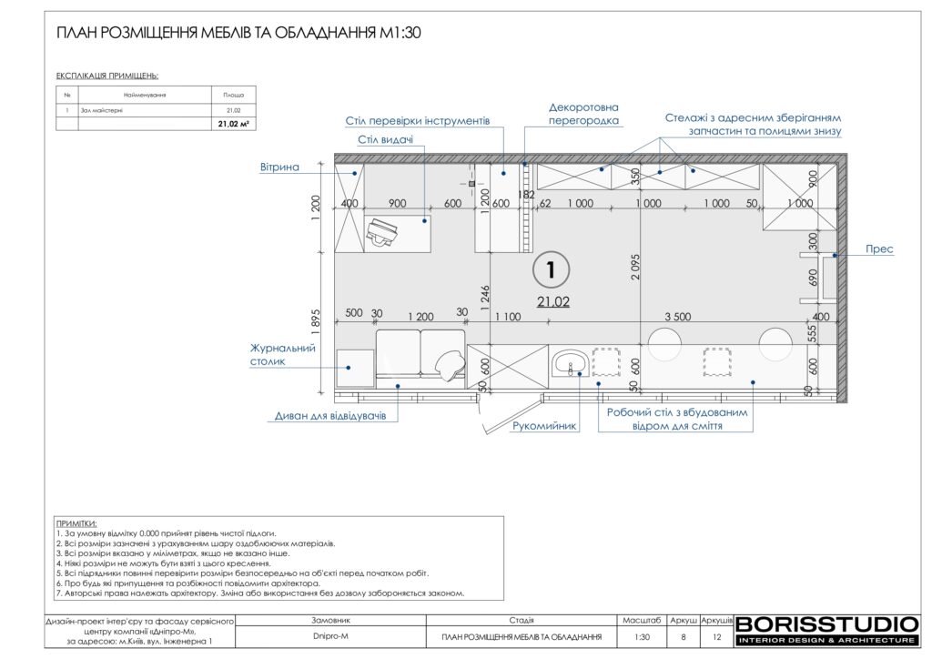 Планування сервісного центру №3