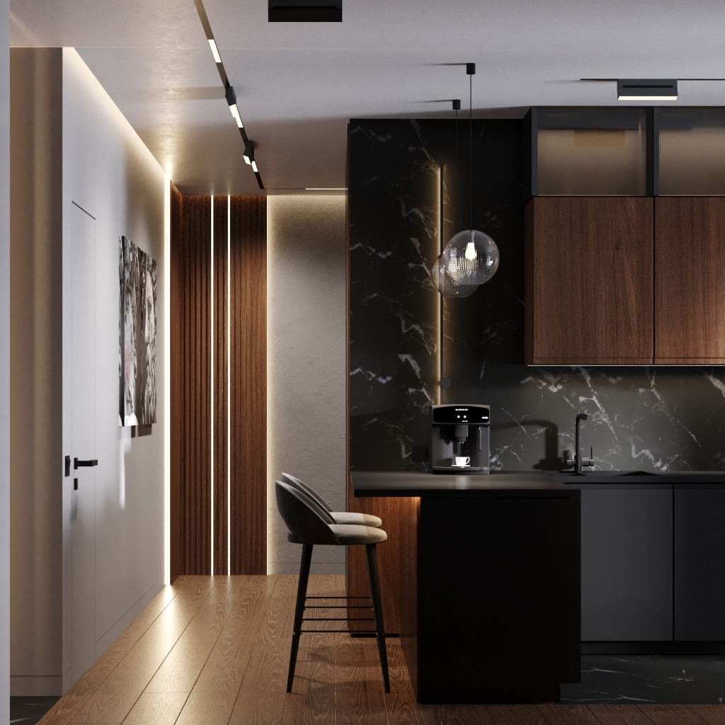 Интерьер квартиры в стиле лофт