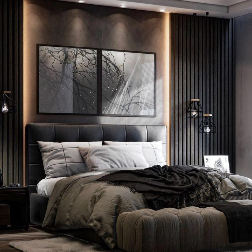 Спальня в стилі лофт