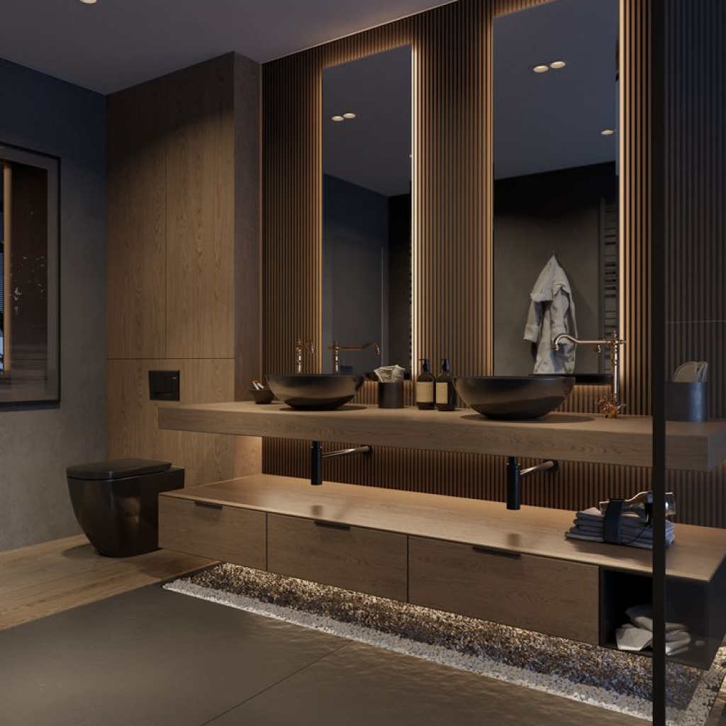 Ванна кімната в стилі лофт