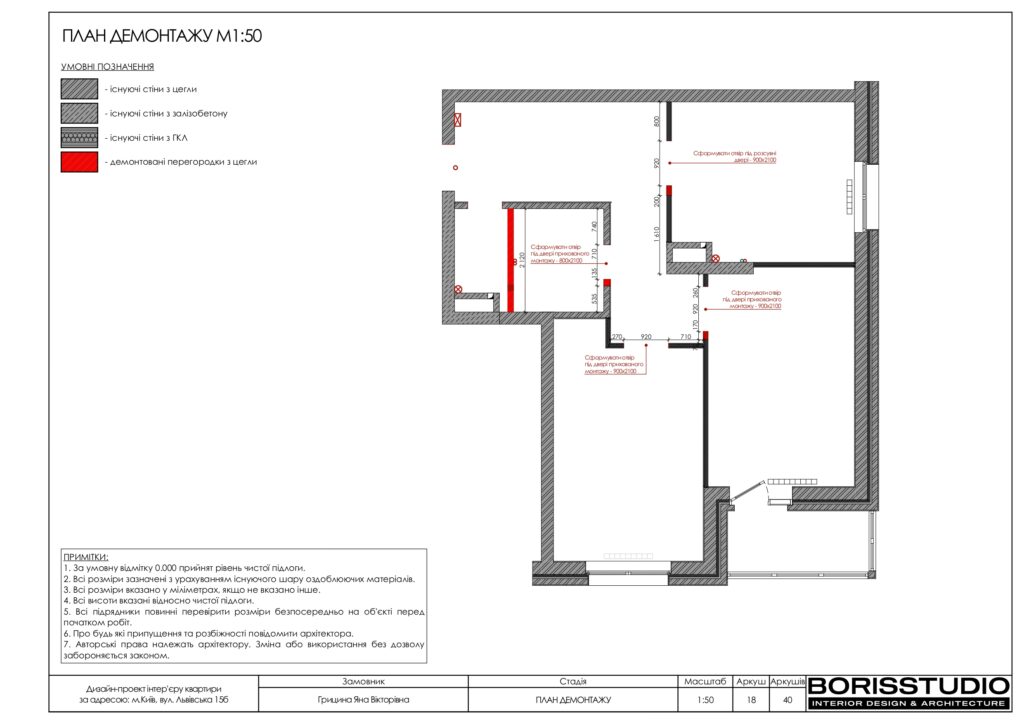 Планування інтер'єру квартири, фото №2
