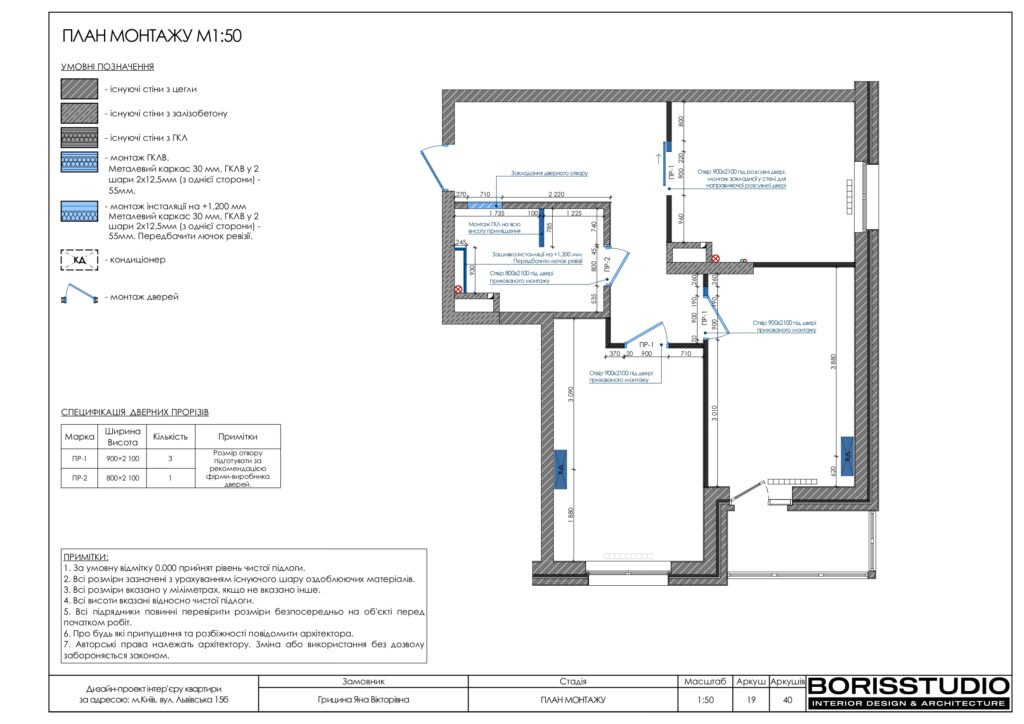 Планування інтер'єру квартири, фото №3