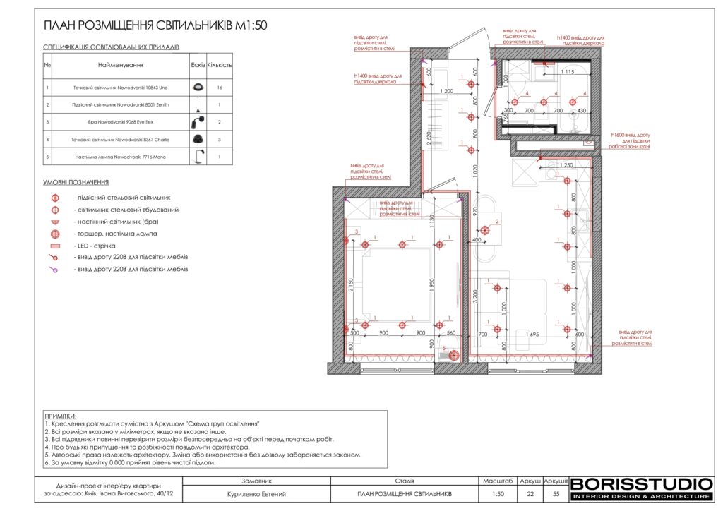 Планування інтер'єру квартири, фото №10