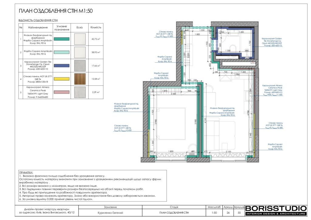 Планування інтер'єру квартири, фото №14