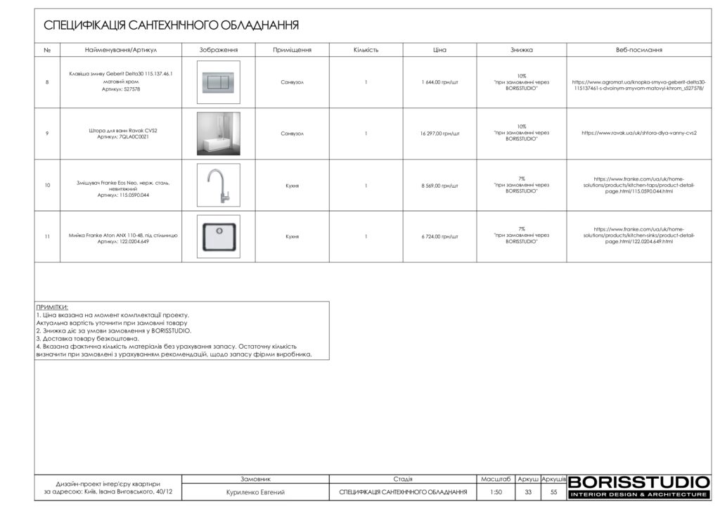 Планування інтер'єру квартири, фото №21