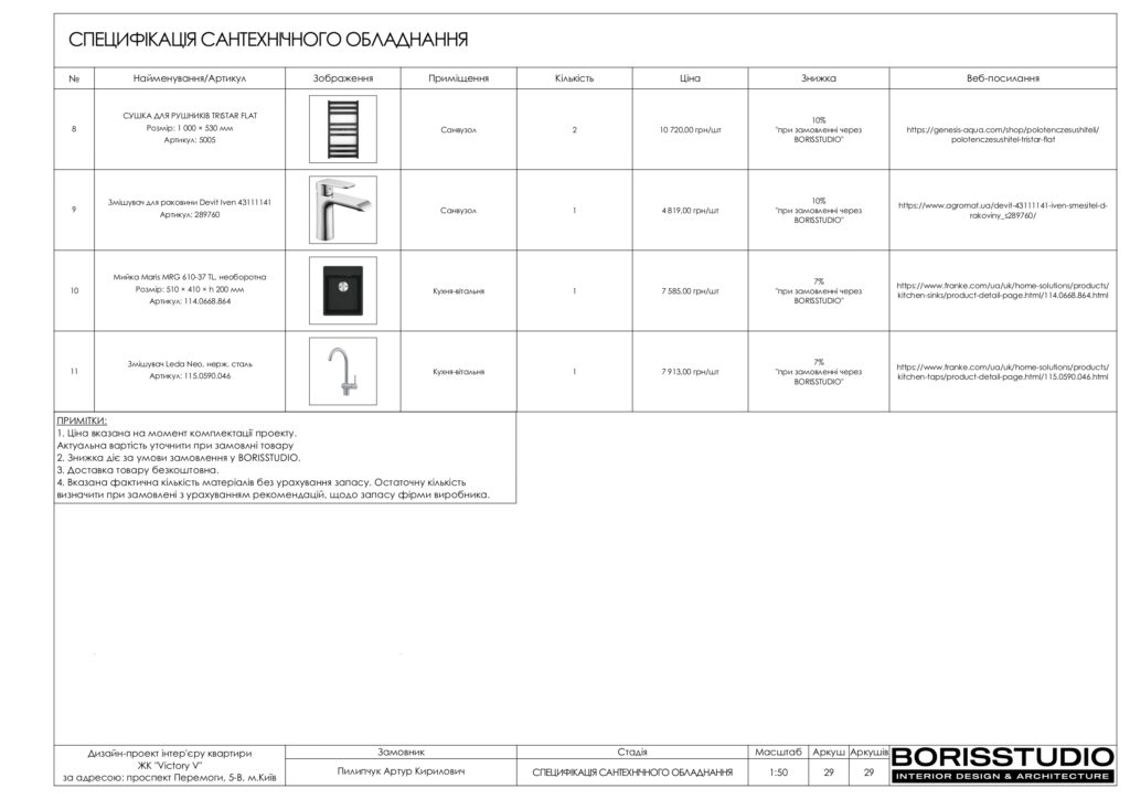 Планування інтер'єру квартири, фото №22