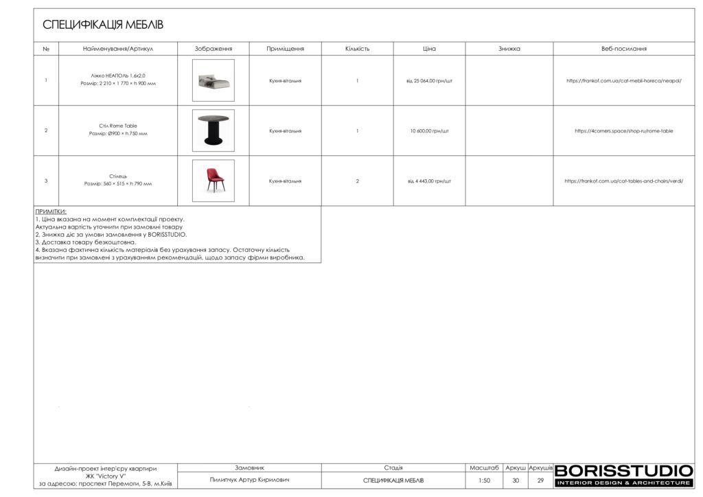 Планування інтер'єру квартири, фото №23