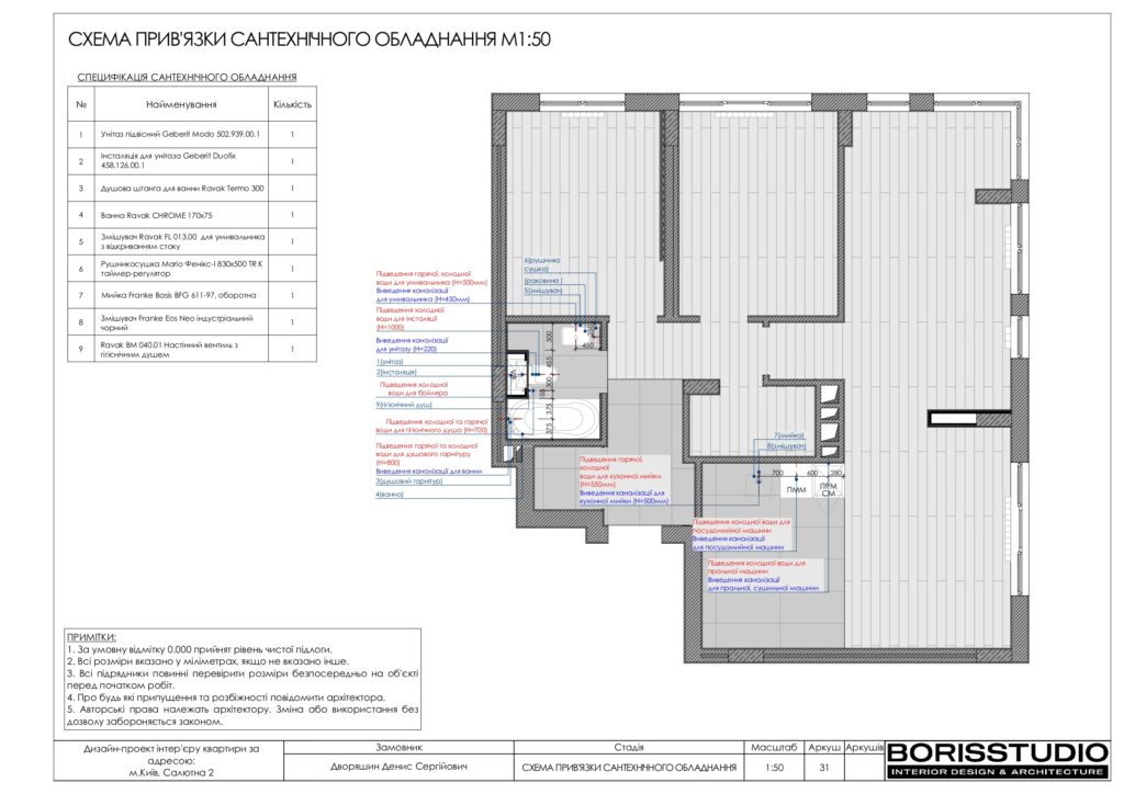 Планування інтер'єру квартири, фото №14