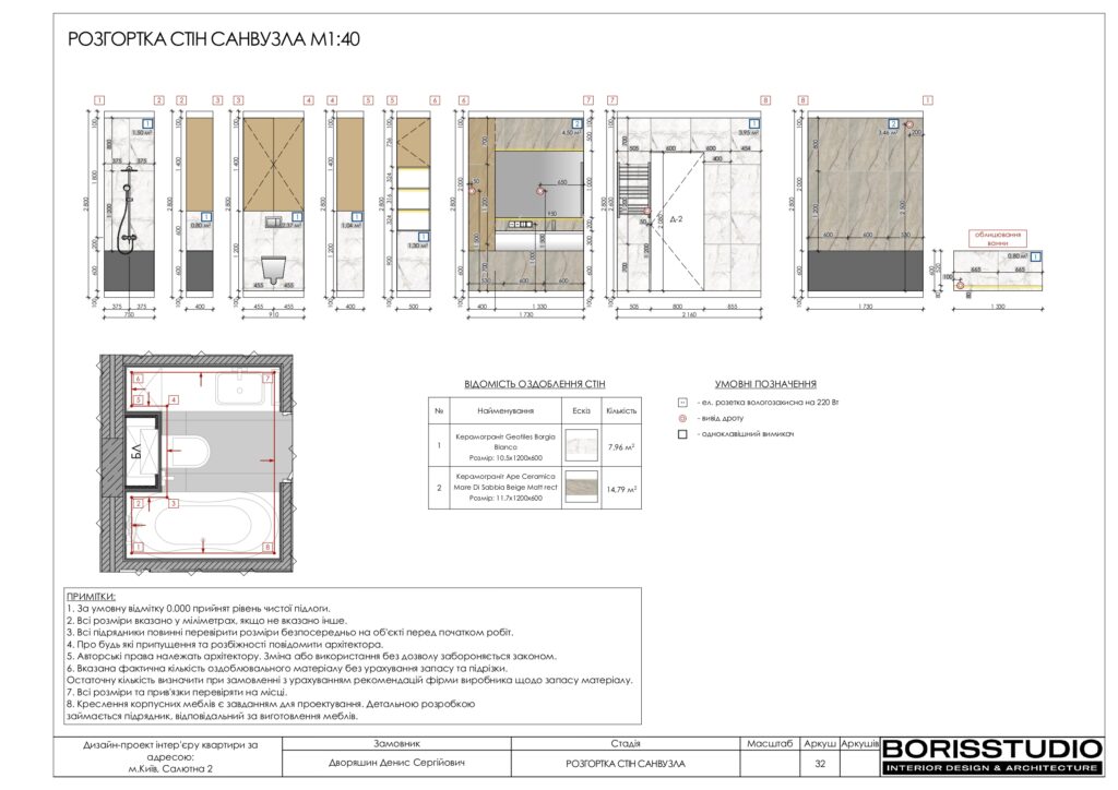 Планування інтер'єру квартири, фото №15