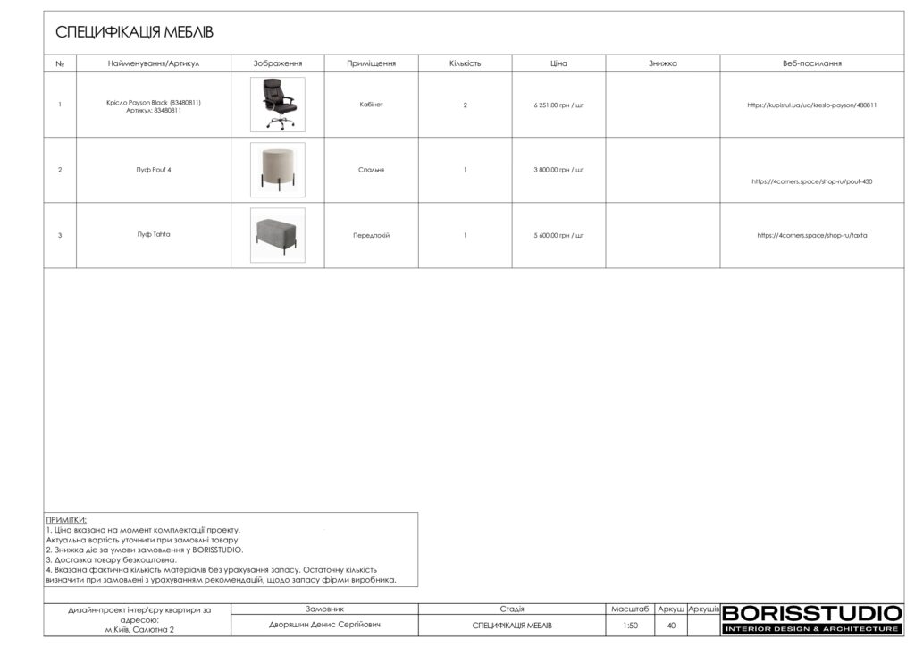 Планування інтер'єру квартири, фото №23