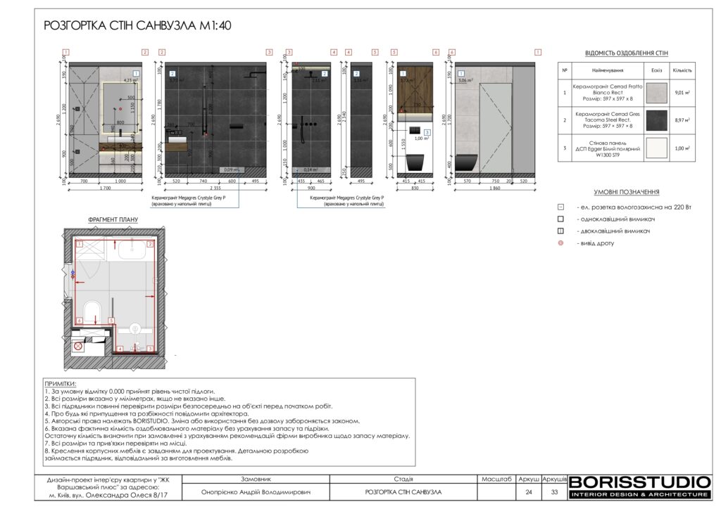 Планування інтер'єру квартири, фото №16