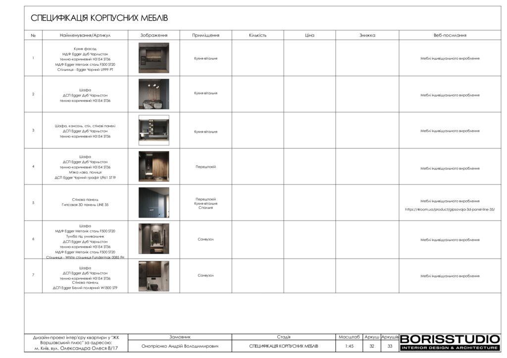 Планування інтер'єру квартири, фото №24