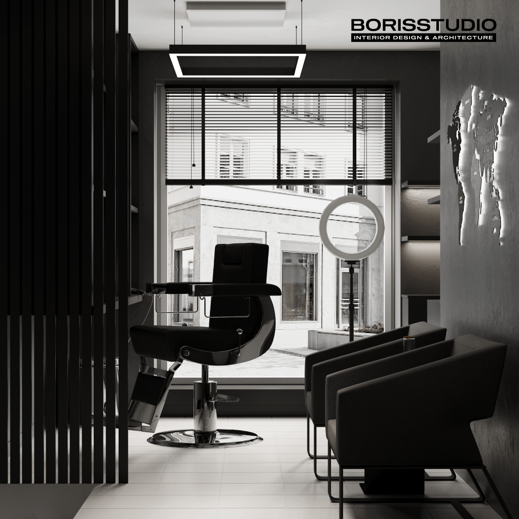 Дизайн інтер'єру барбершопу, фото №2