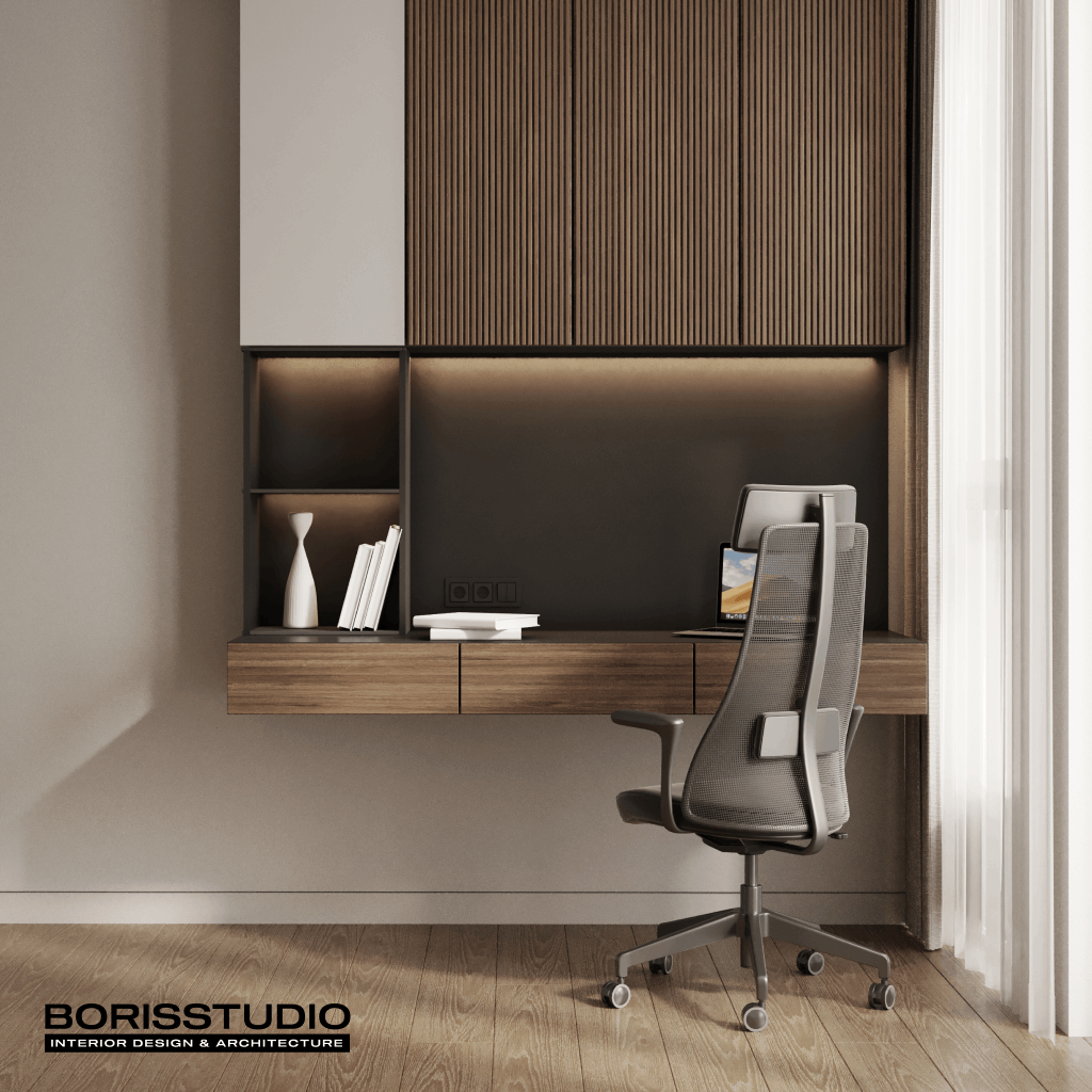 Дизайн-проект квартири, кабінет, фото №20