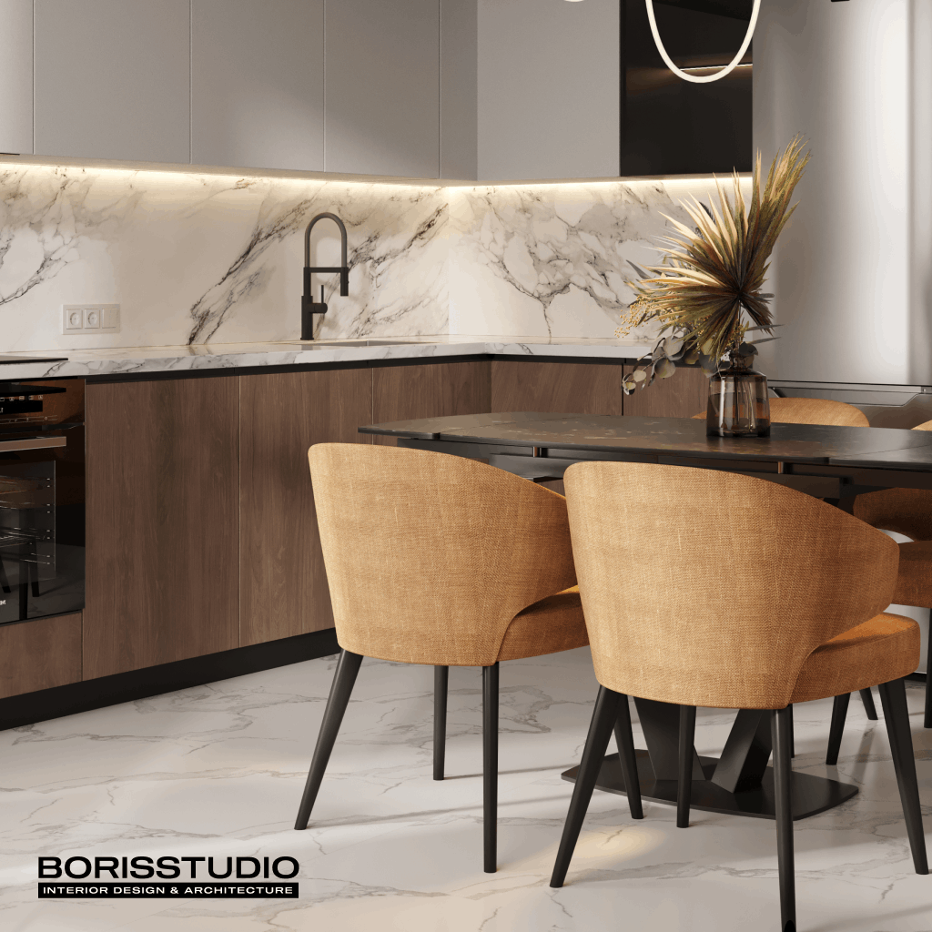 Дизайн-проект квартири, кухня, фото №9