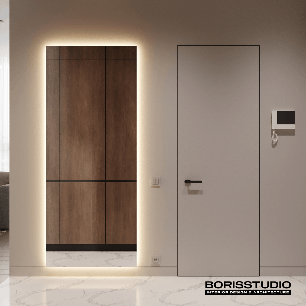 Дизайн-проект квартири, передпокій, фото №2