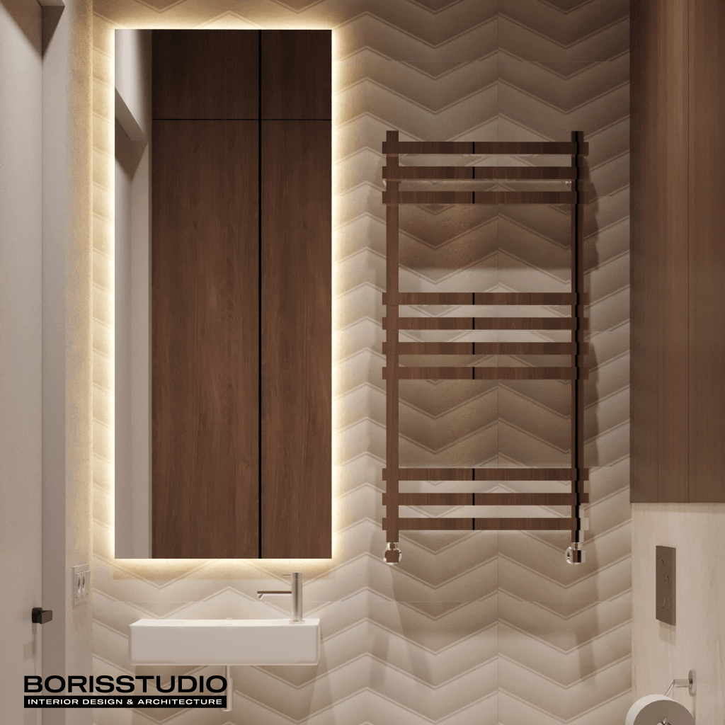 Дизайн-проект квартири, ванна, фото №32