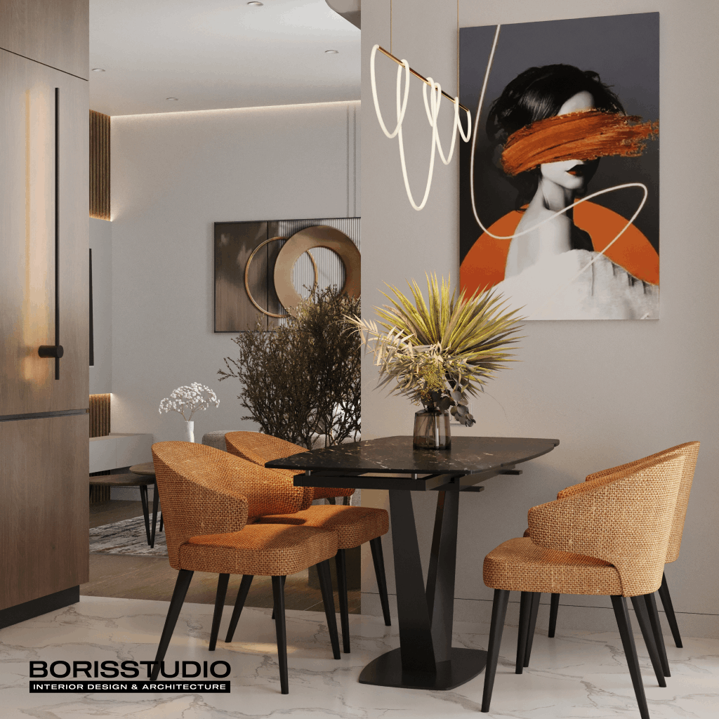 Дизайн-проект квартири, кухня, меблі, фото №11