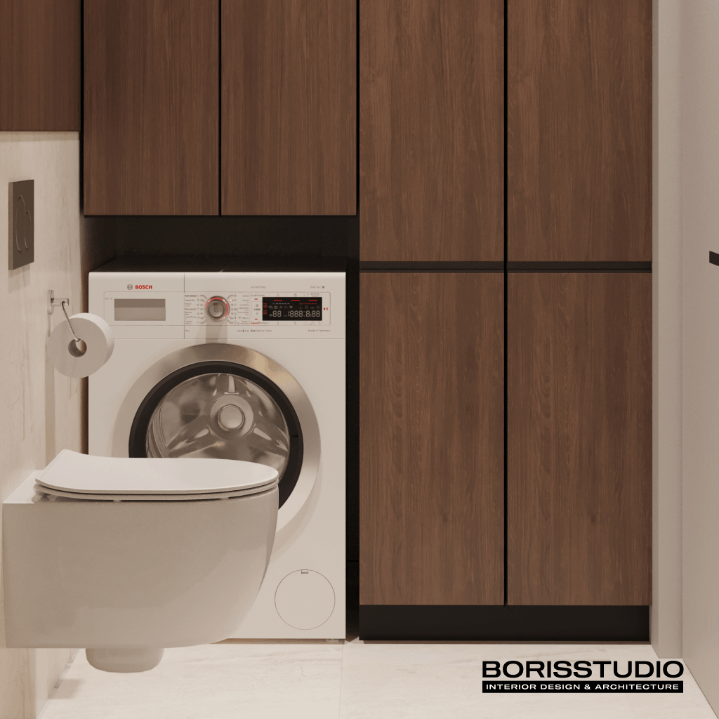 Дизайн-проект квартири, ванна, фото №30