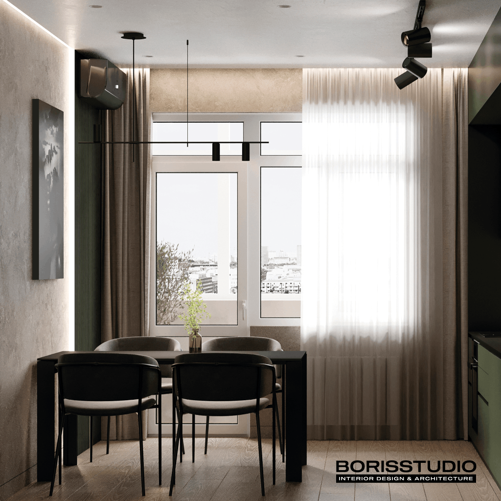 Дизайн-проект інтер'єру квартири, вікна, №27