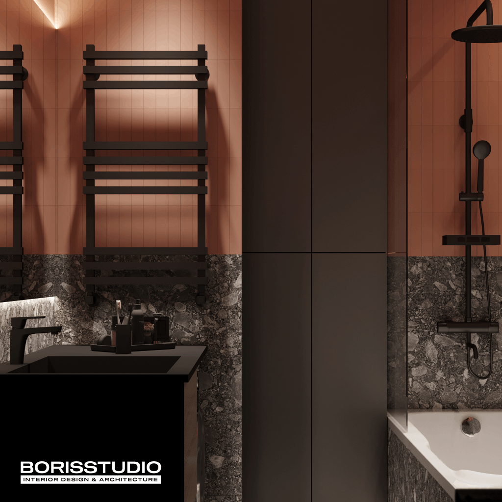 Дизайн-проект інтер'єру квартири, ванна, №27