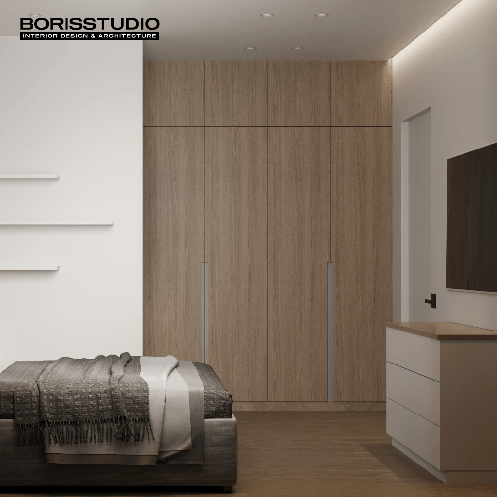 Дизайн-проект інтер'єру квартири, спальня, фото №14