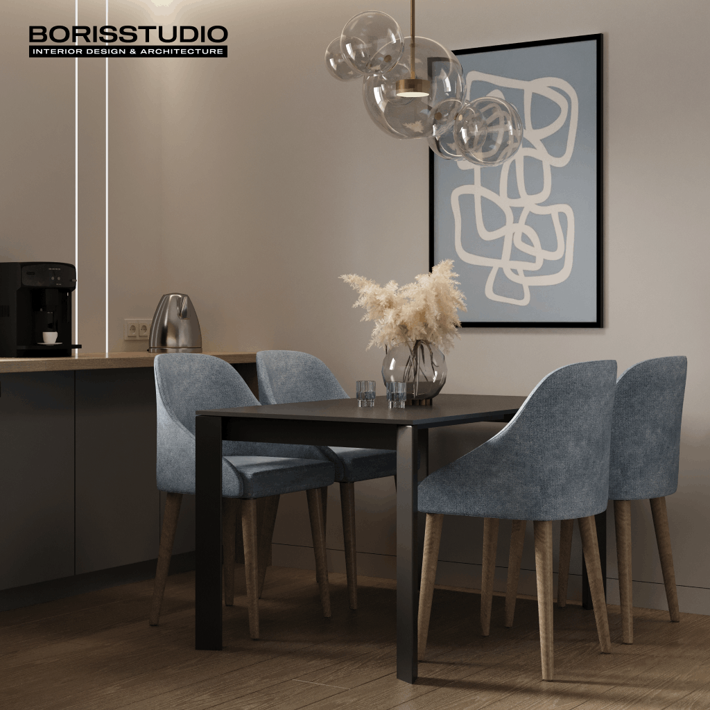 Дизайн-проект інтер'єру квартири, кухня, фото №26