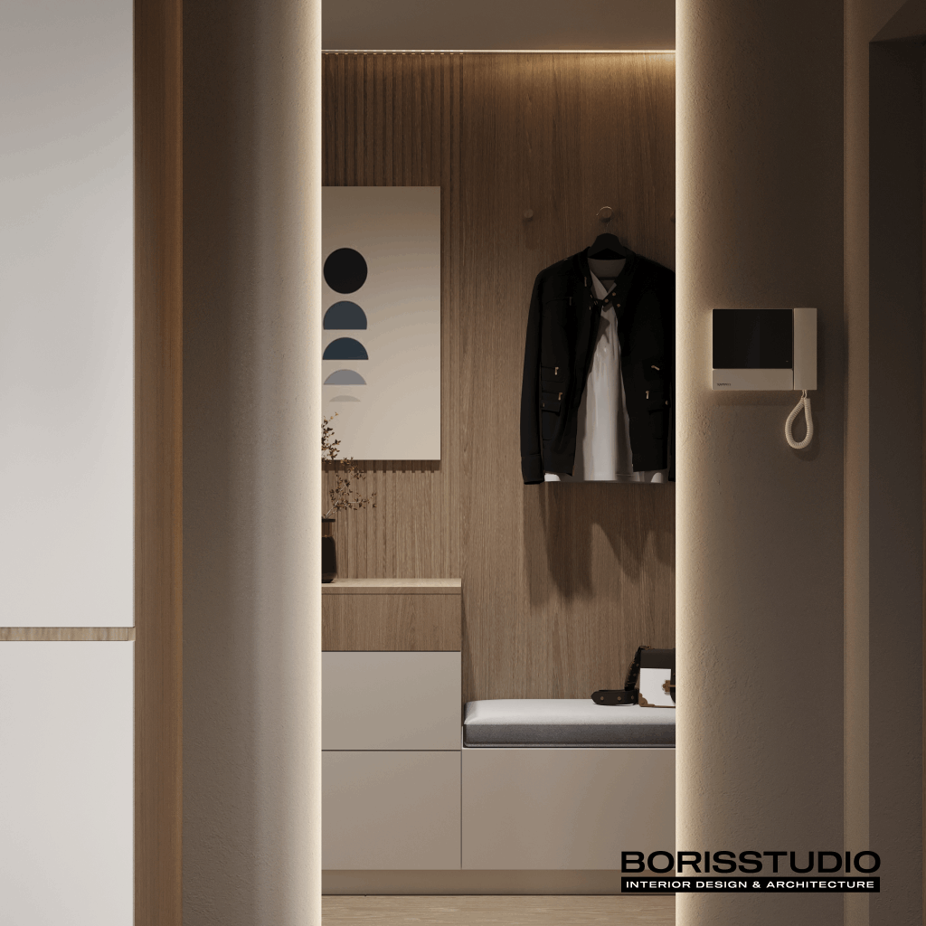 Дизайн-проект інтер'єру квартири, хол, фото №2