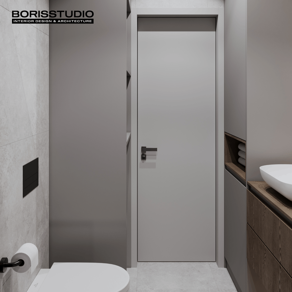 Дизайн-проект квартири-студії, ванна, фото №13