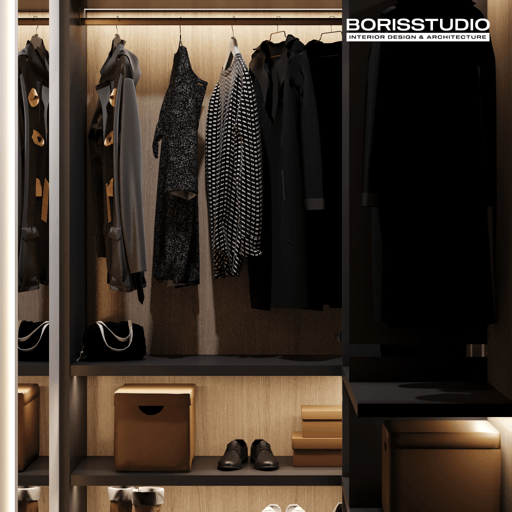 Дизайн-проект інтер'єру квартири, вбиральня, №5