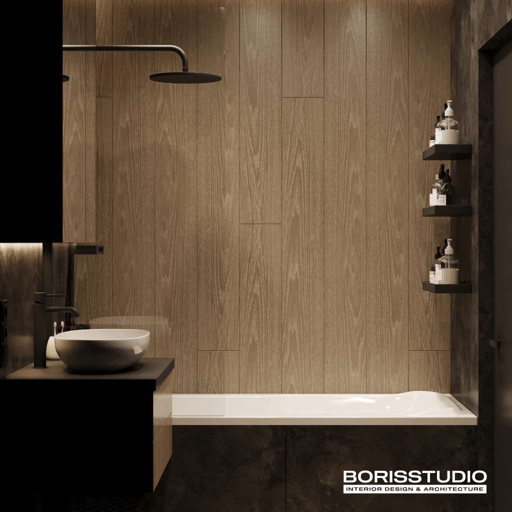 Дизайн-проект інтер'єру квартири, ванна, №26