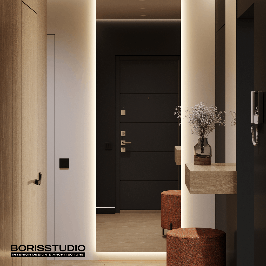 Дизайн-проект інтер'єру квартири, передпокій, №2