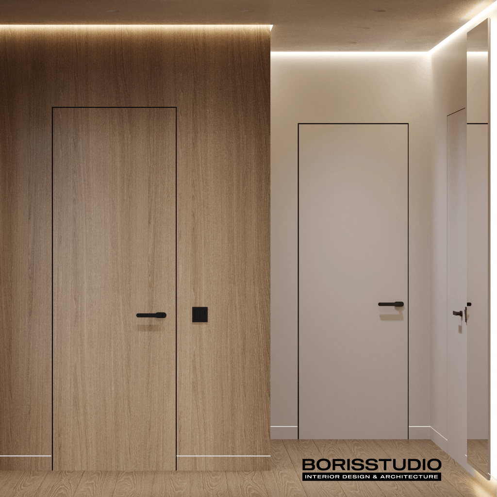 Дизайн-проект інтер'єру квартири, вбиральня, №3