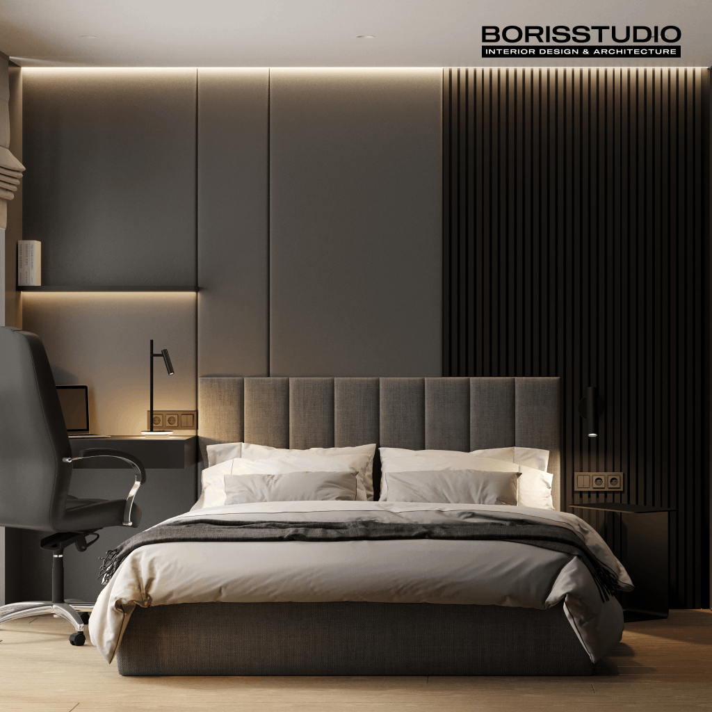 Дизайн-проект інтер'єру квартири, спальня, №15