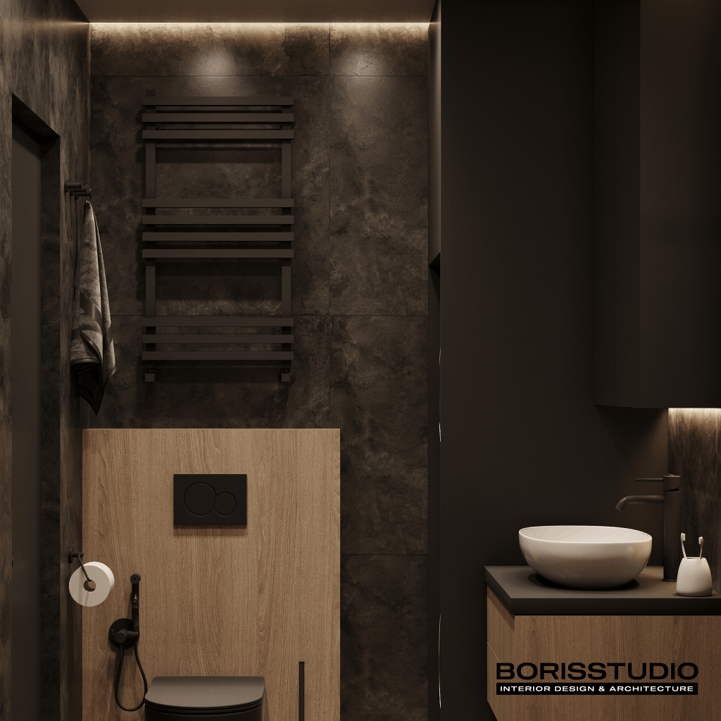 Дизайн-проект інтер'єру квартири, душова, №27