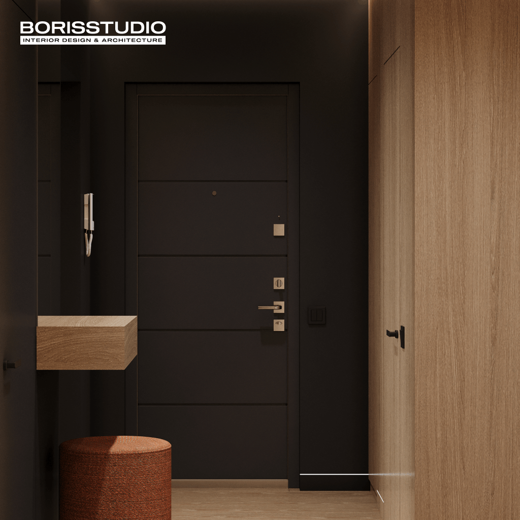 Дизайн-проект інтер'єру квартири, передпокій, №1