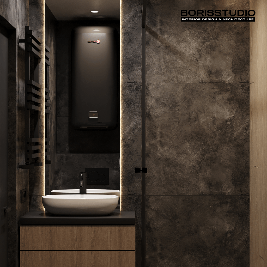 Дизайн-проект інтер'єру квартири, ванна, №23