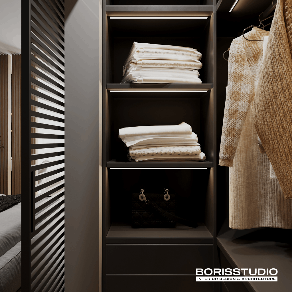 Дизайн-проект квартири, вбиральня, фото №30