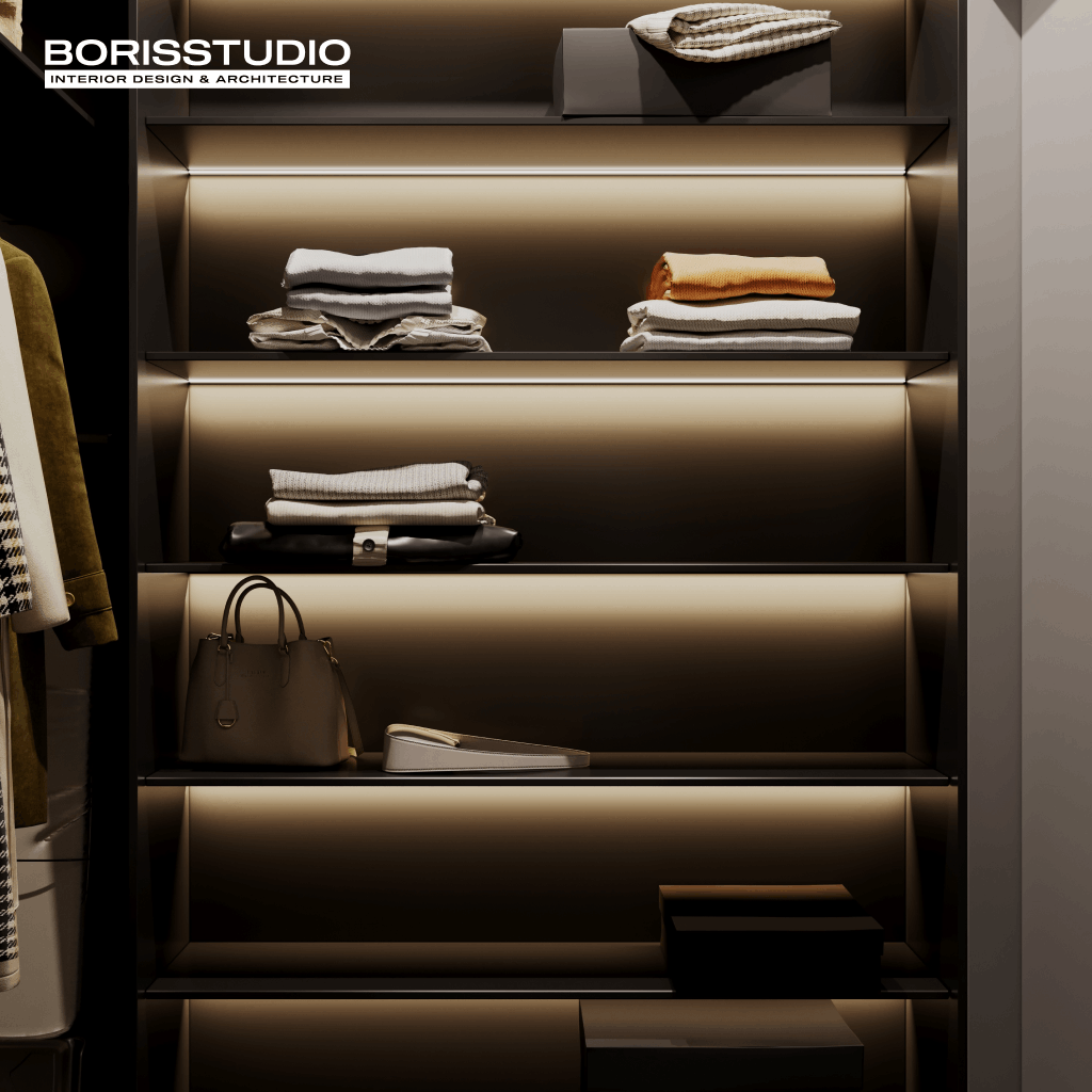 Дизайн-проект квартири, вбиральня, фото №6