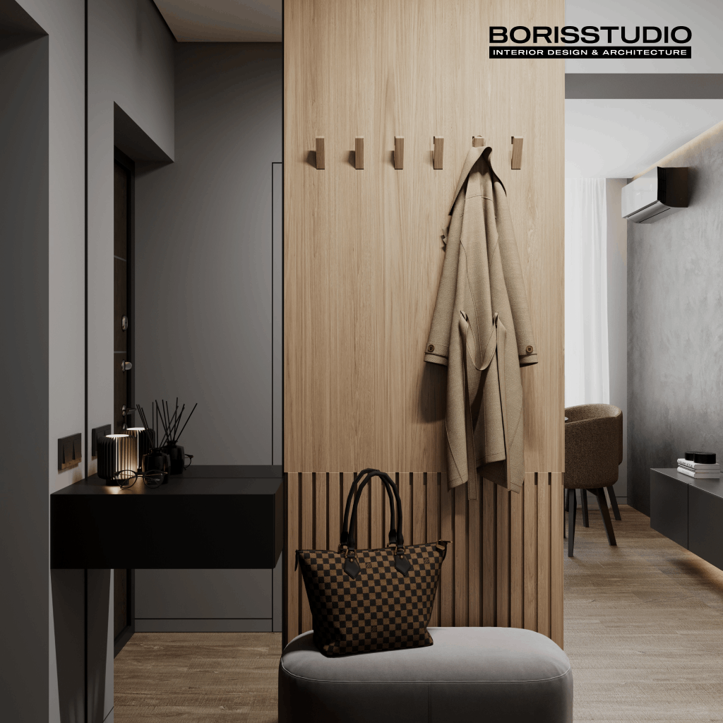 Дизайн-проект квартири, передпокій, фото №2