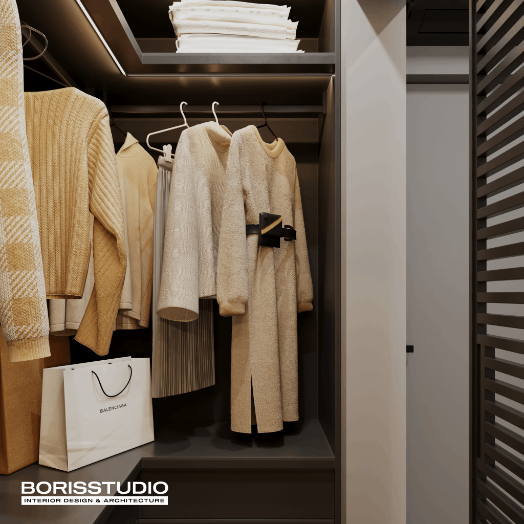 Дизайн-проект квартири, вбиральня, фото №32