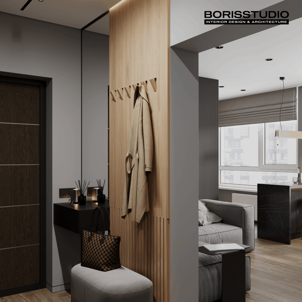 Дизайн-проект квартири, передпокій, фото №3