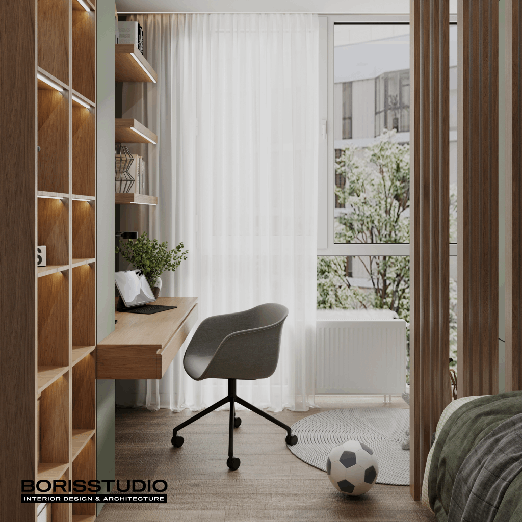 Дизайн-проект квартири, дитяча, фото №20