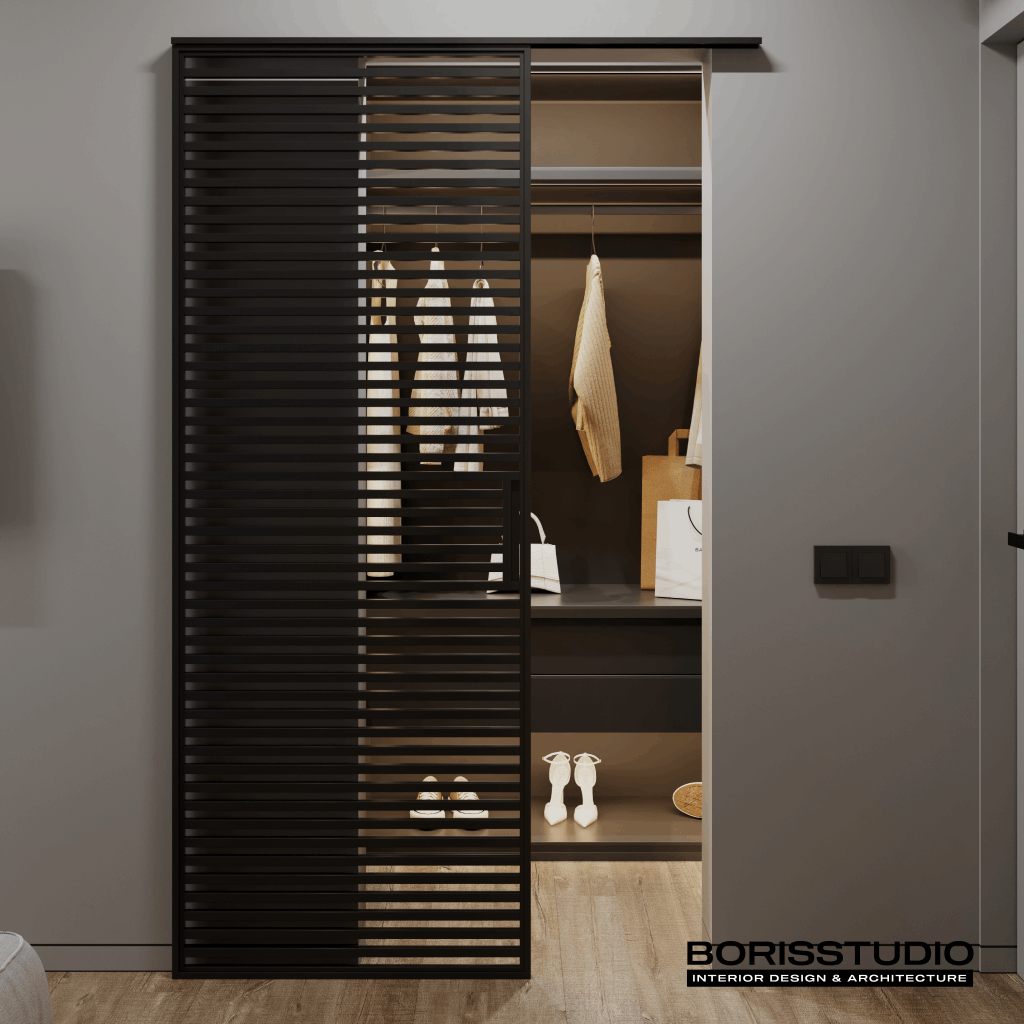 Дизайн-проект квартири, вбиральня, фото №29