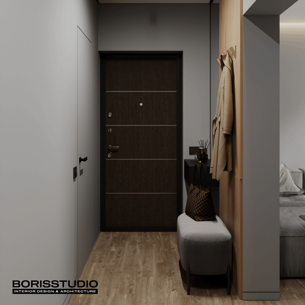 Дизайн-проект квартири, передпокій, фото №1