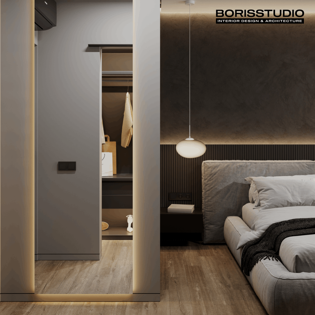 Дизайн-проект квартири, спальня, фото №28